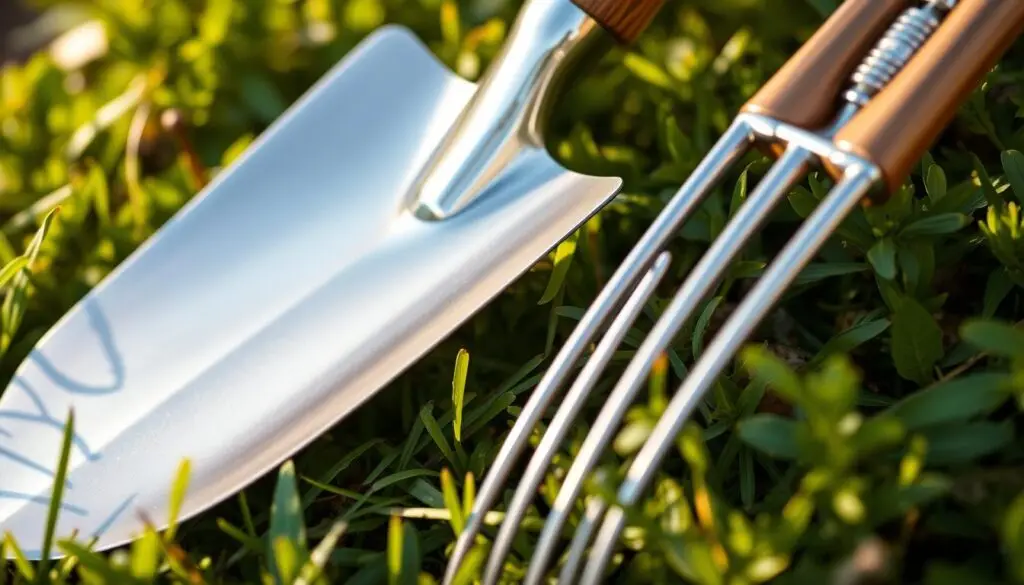 shovel and rake