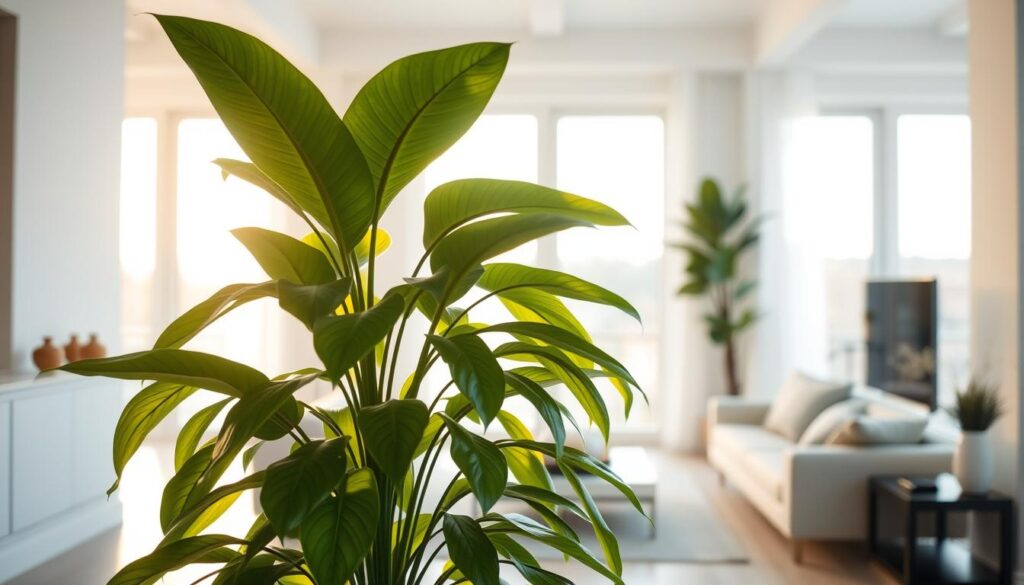 tall indoor plant