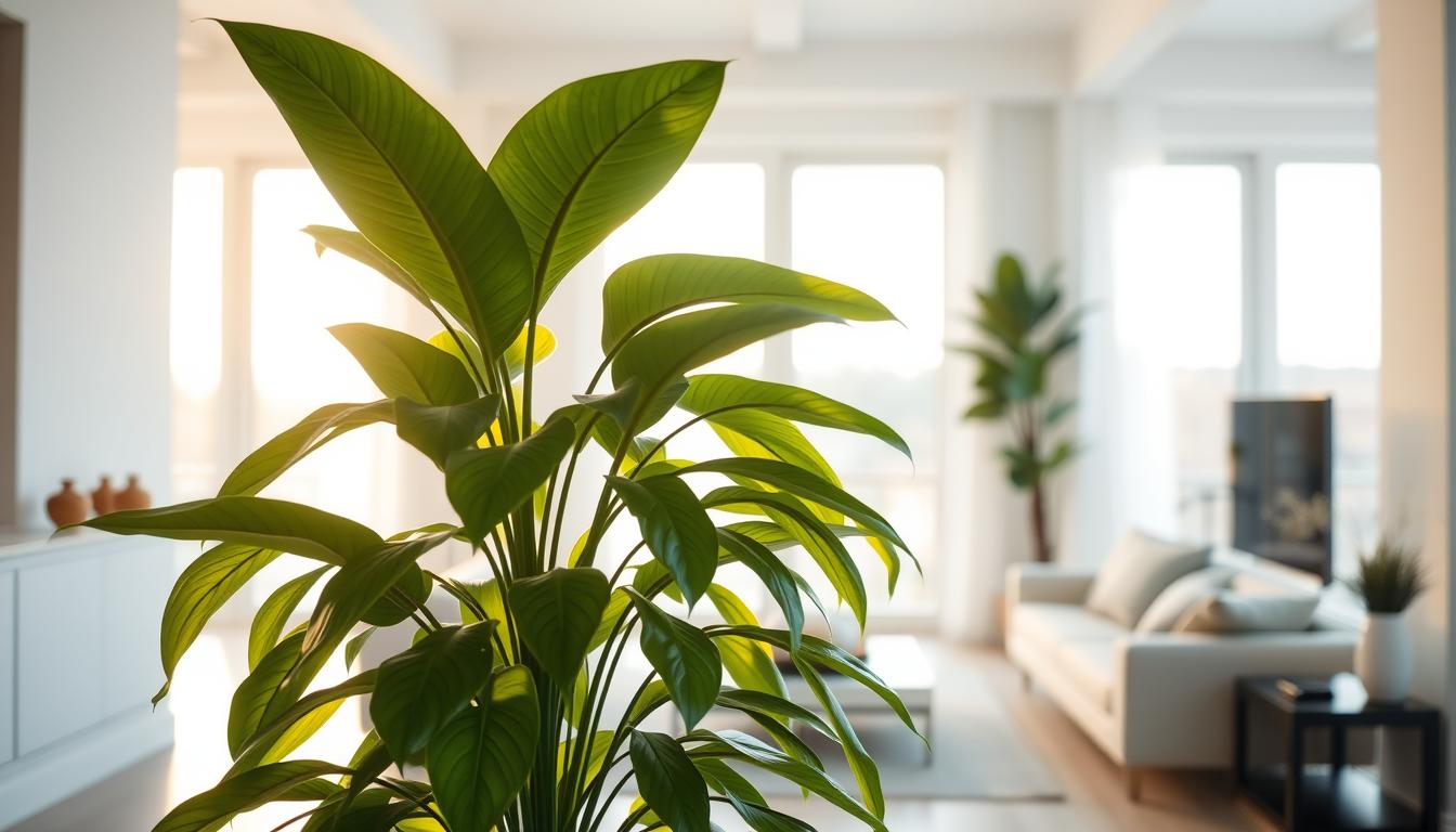 tall indoor plant