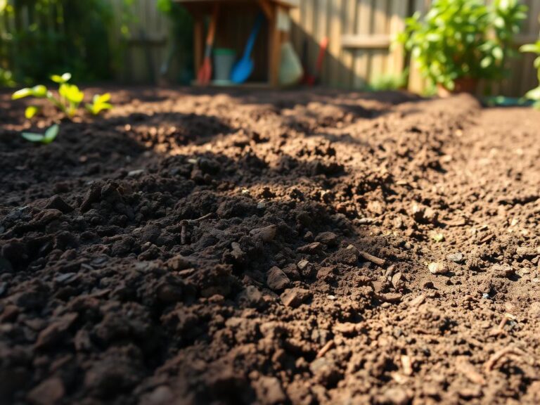 vegetable garden soil