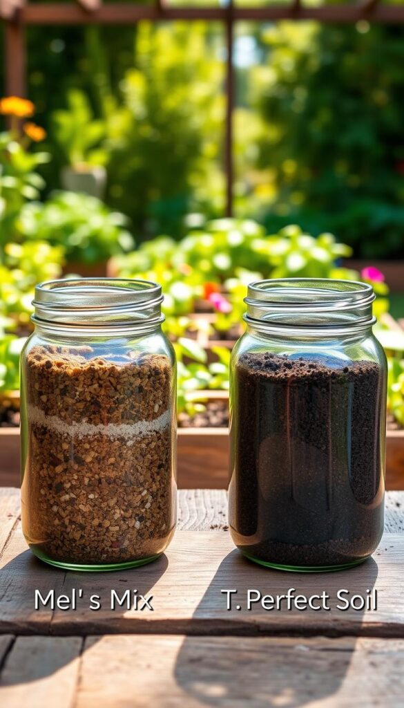 Mel's Mix vs Perfect Soil Recipe comparison Mel's Mix vs Perfect Soil Recipe comparison