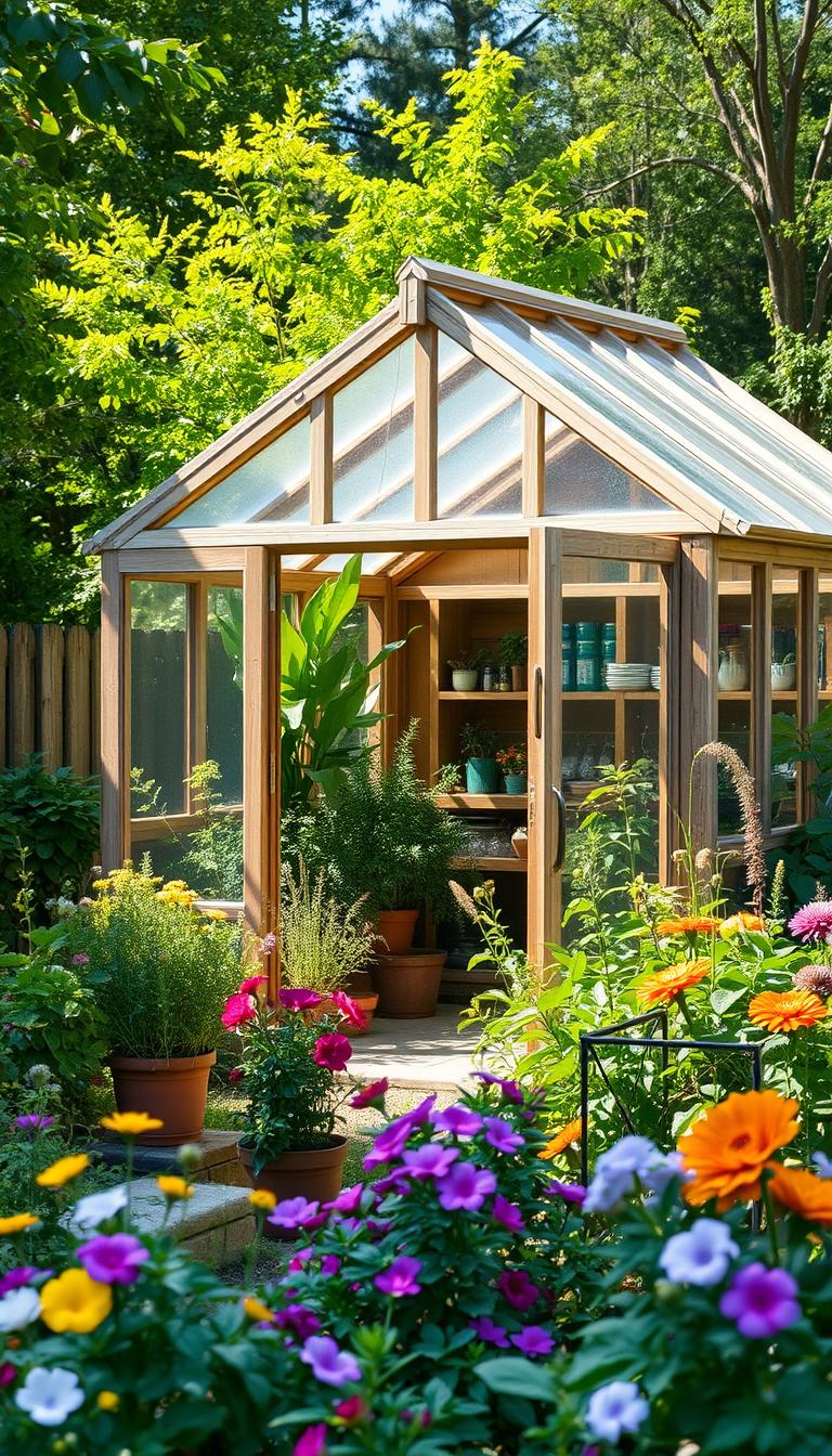 diy lean to greenhouse